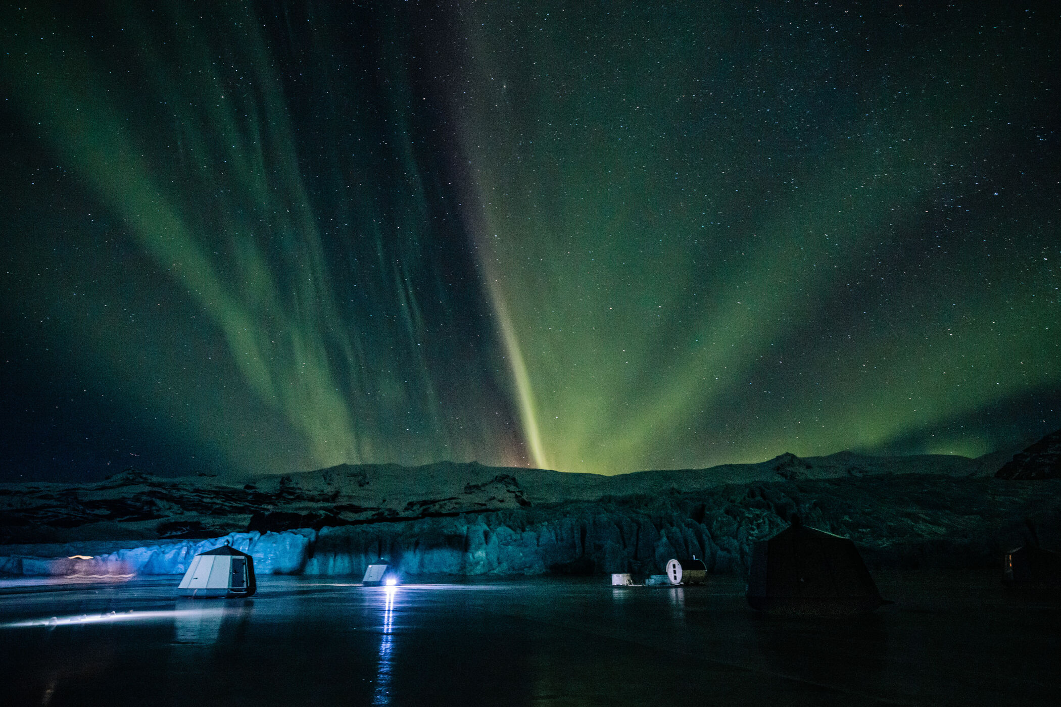 Explore Iceland from a ‘Floating’ Aurora Camp - Cookson Adventures