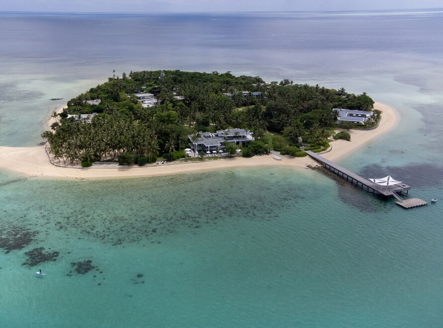 Banwa private island from above