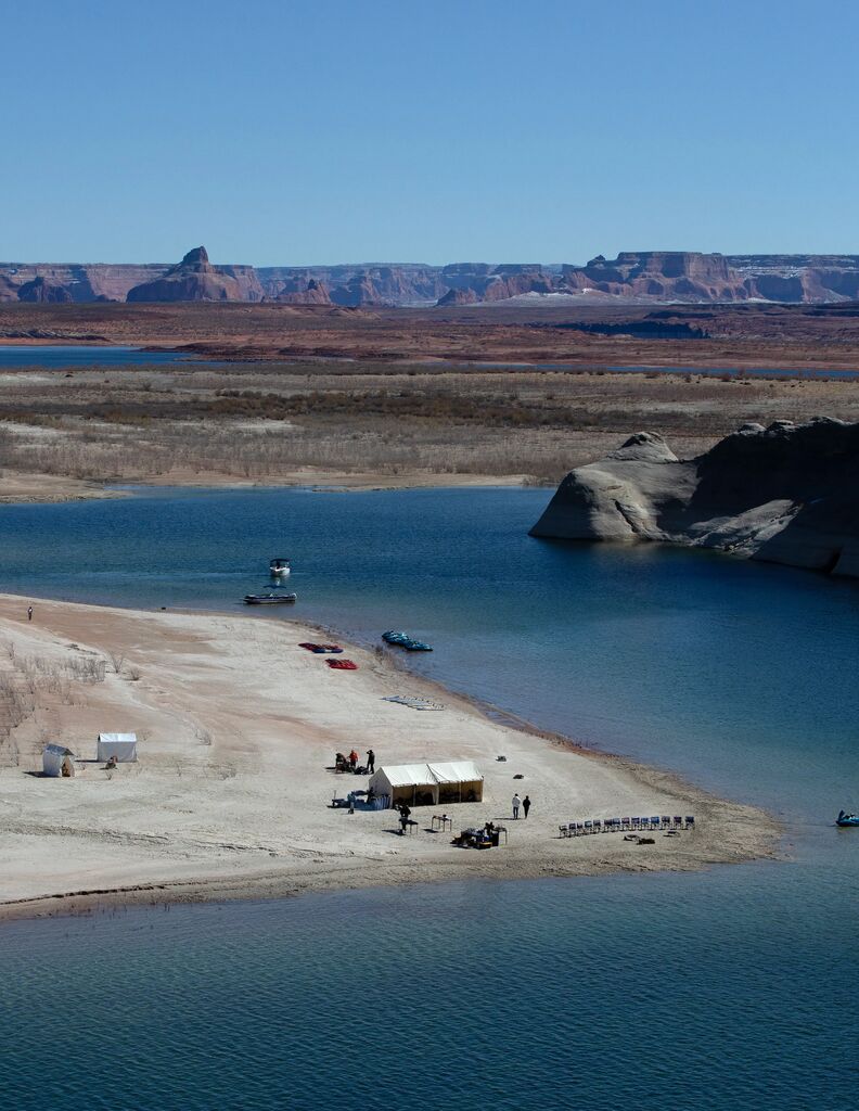 Cookson camp on Lake Powell